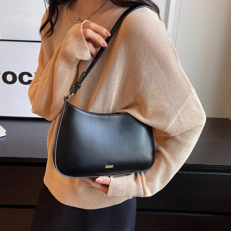 Red Underarm Shoulder Leather Crossbody Bag Luxury Designer Handbag - XNOIR