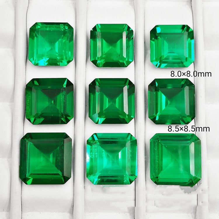 Synthetic Emerald Small Octagonal Bare Stone - XNOIR