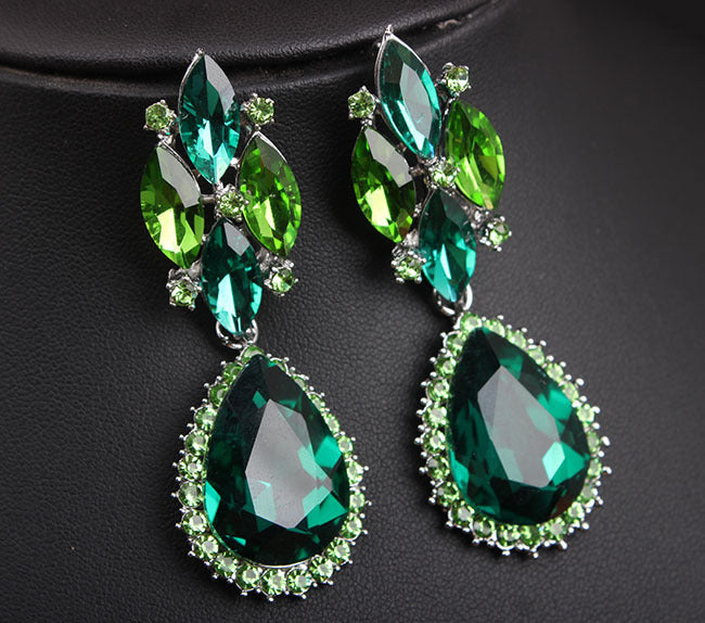 Crystal African Necklace Earring Set - XNOIR