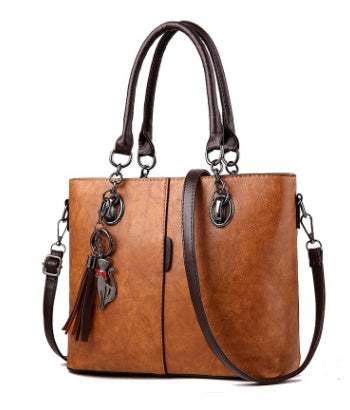 Luxury Handbags Leather Shoulder Bag - XNOIR